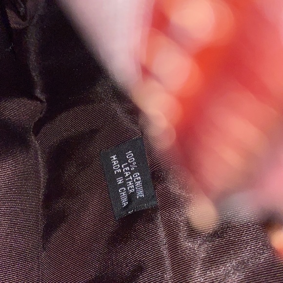 Vintage 90s 00s Y2K Brown Genuine Leather Crocodile Doctor's Bag Style Purse - Picture 15 of 15